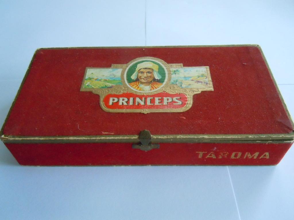 vintage boite à cigares Princeps en boît, Enlèvement ou Envoi, Utilisé, Autres types