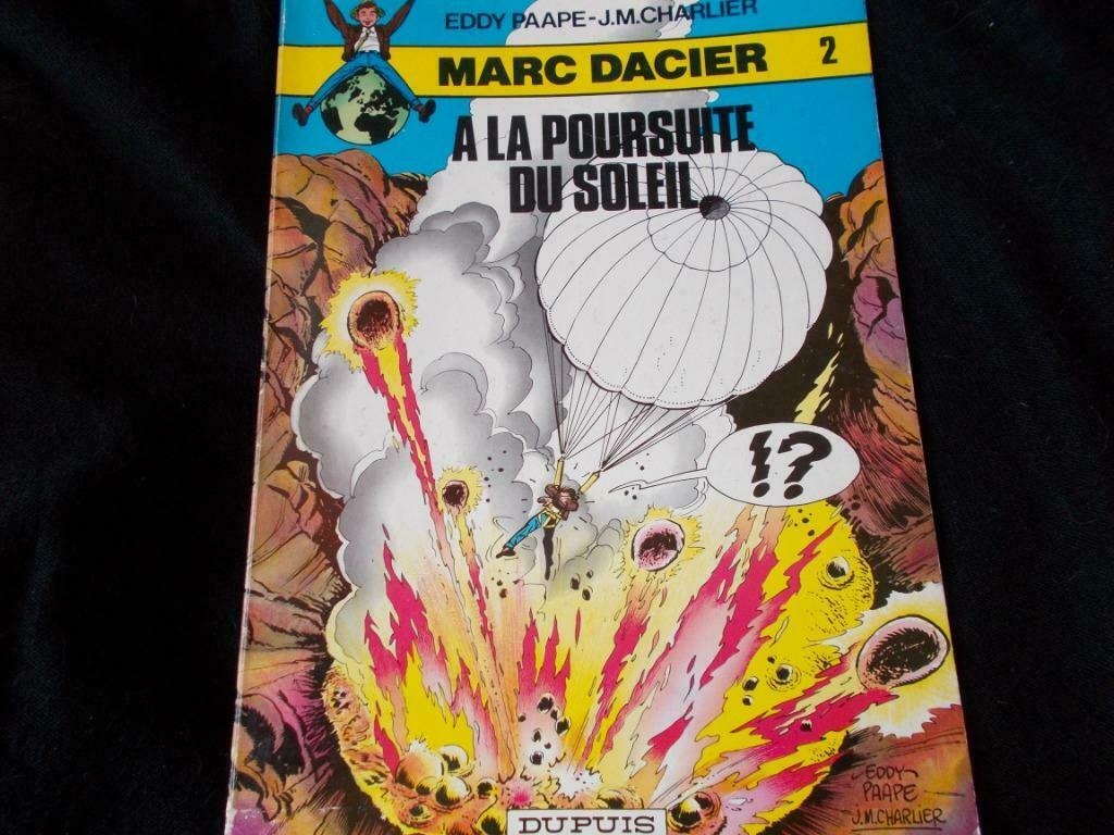 Marc Dacier (BROCHÉ)   T.2 "À la Poursuite du Soleil" (1981), Une BD, Enlèvement, Comme neuf