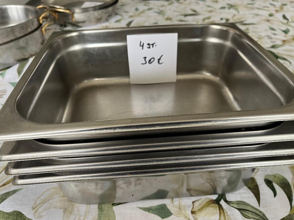 schotel bain marie, Ophalen, Overige typen