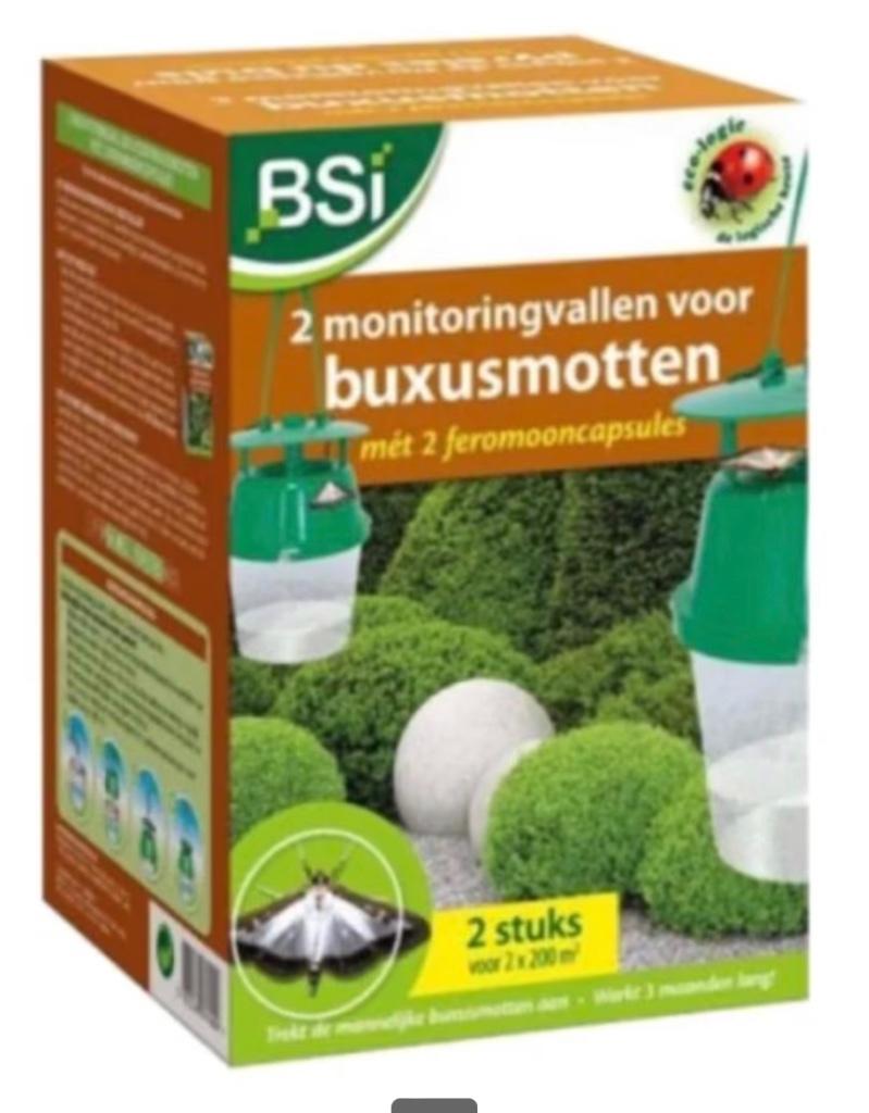 BSI buxusmot feromonen val : 2 vallen + 2 vullingen voor 2x2, Tuin en Terras, Ophalen of Verzenden