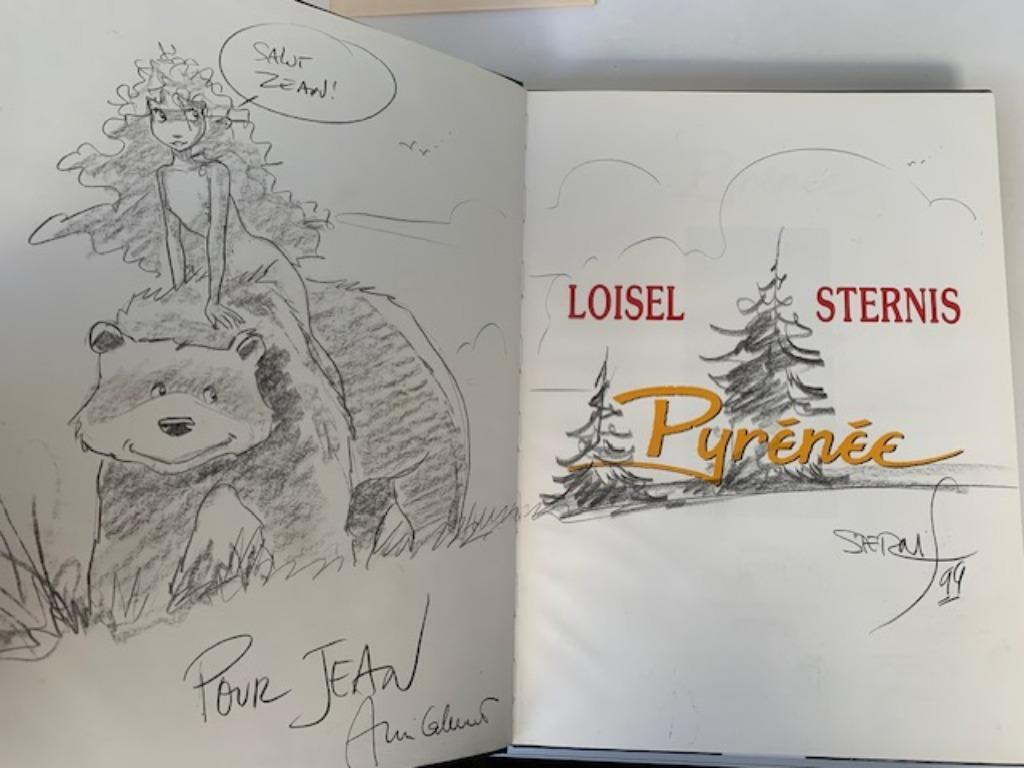 Pyrénée - Sternis - dédicace magnifique, Eén stripboek, Ophalen of Verzenden, Zo goed als nieuw