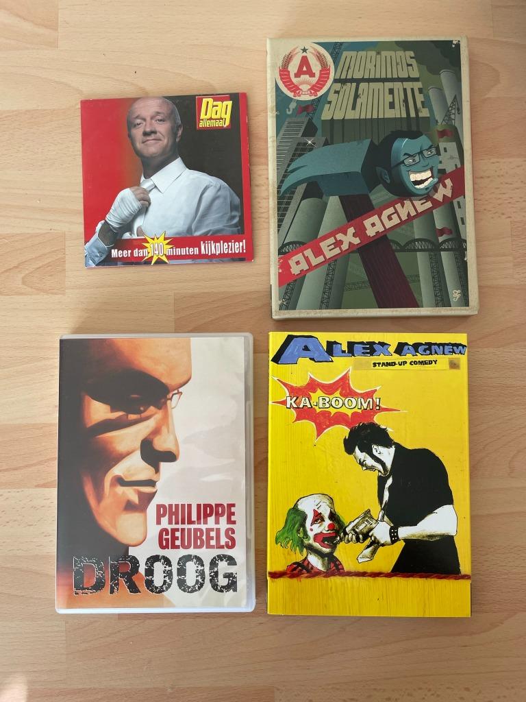Collectie DVD's Standup: Philippe Geubels, Alex Agnew, Vanaf 16 jaar, Ophalen of Verzenden, Gebruikt, Stand-up of Theatershow