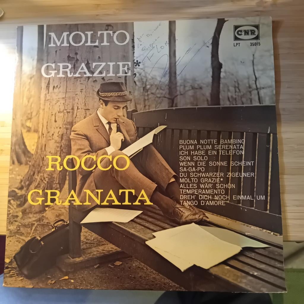 Eerste LP van Rocco Granata, gesigneerd, 1963, Ophalen of Verzenden, Zo goed als nieuw, Overige genres
