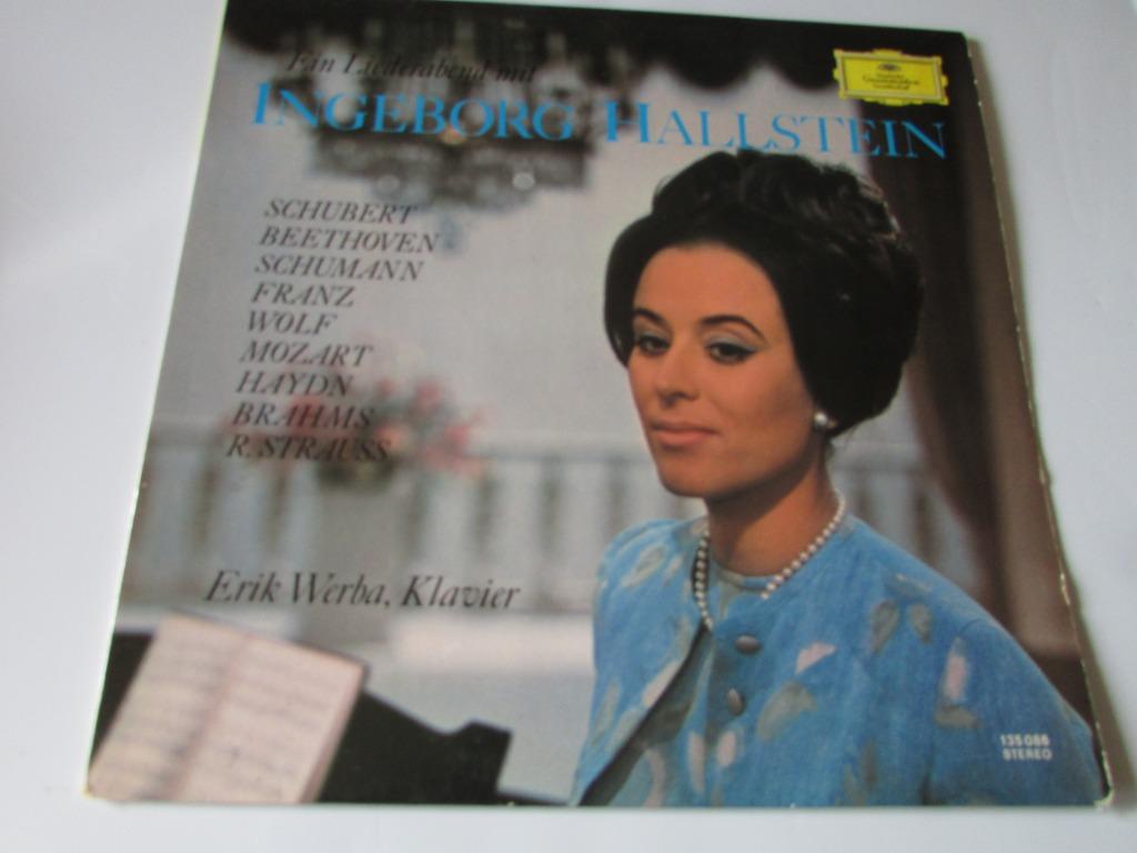 INGEBORG HALLSTEIN, EIN LIEDERABEND, LP, Cd's en Dvd's, Vinyl | Klassiek, Gebruikt, Classicisme, Opera of Operette, 12 inch, Ophalen of Verzenden