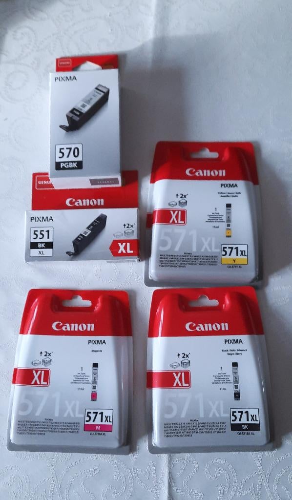 canon inktpatronen, Computers en Software, Ophalen, Nieuw, Cartridge, Canon