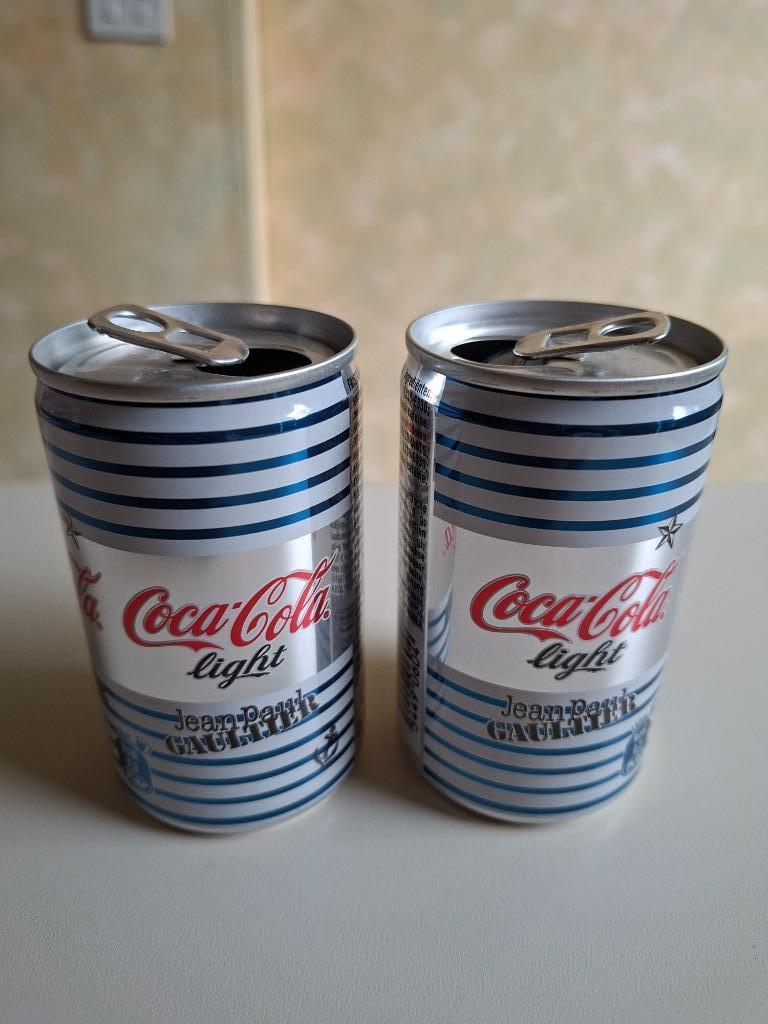 Canette de cola « Jean Paul Gaultier », Enlèvement ou Envoi, Utilisé, Emballage