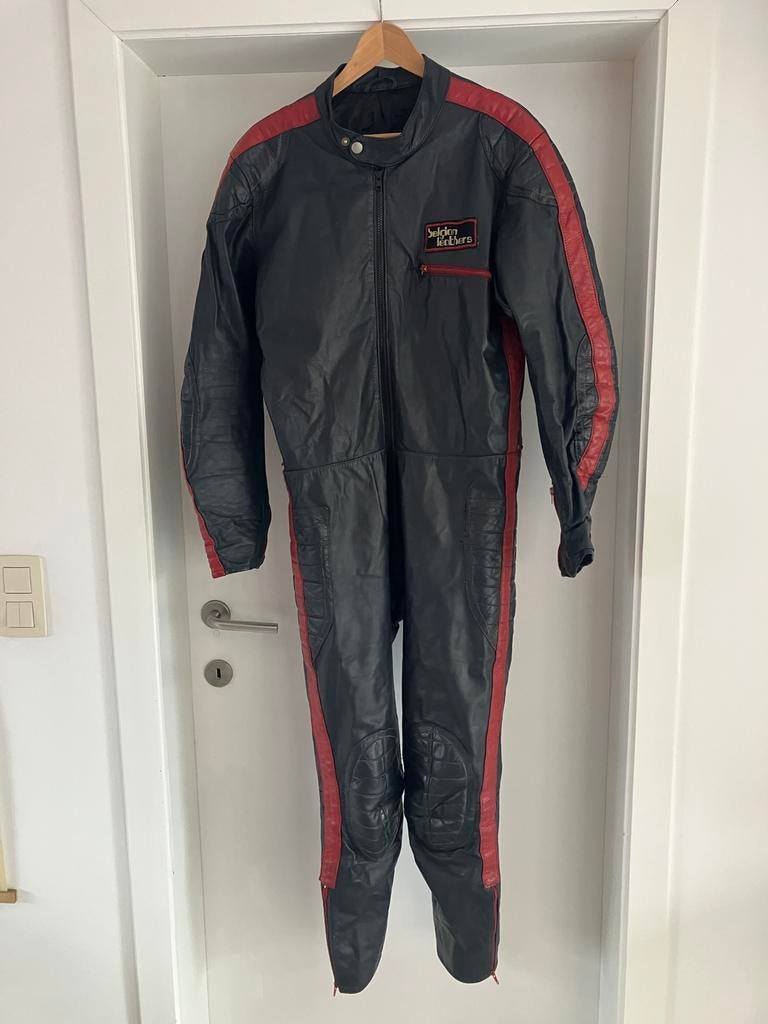 Vintage lederen racepak L, Motoren, Kleding | Motorkleding, Ophalen of Verzenden, Tweedehands, Heren, Combipak