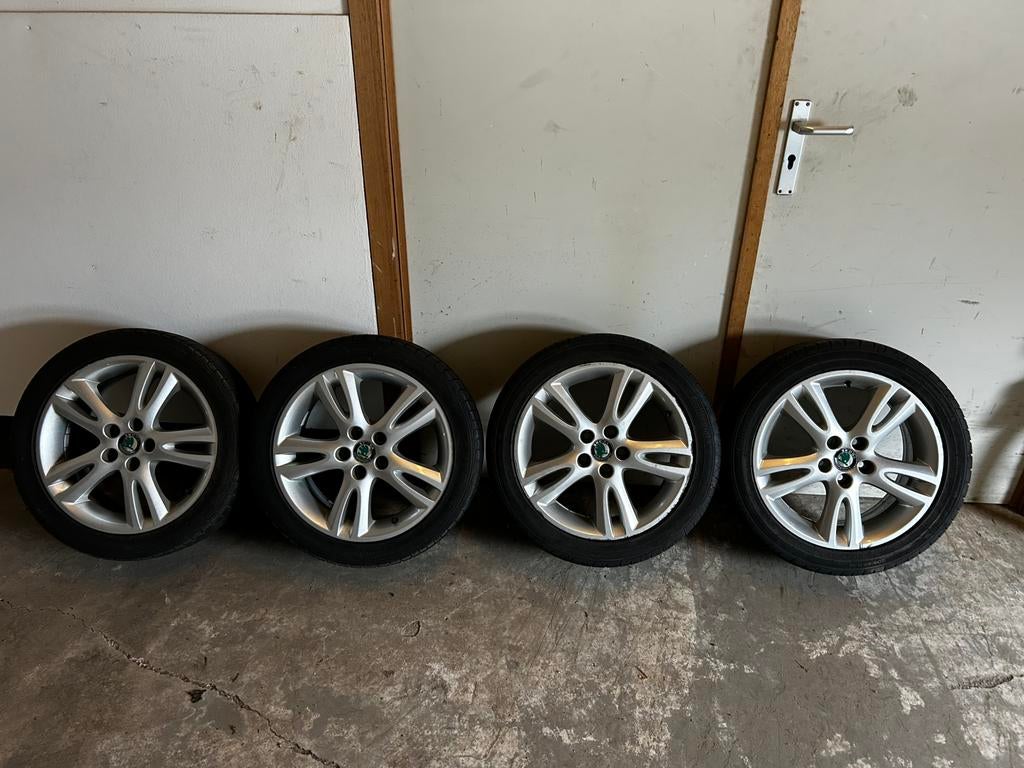 4 jantes 16 pouces ENTRAXE 5/100 Skoda VW Audi Seat, Enlèvement, Utilisé, Audi