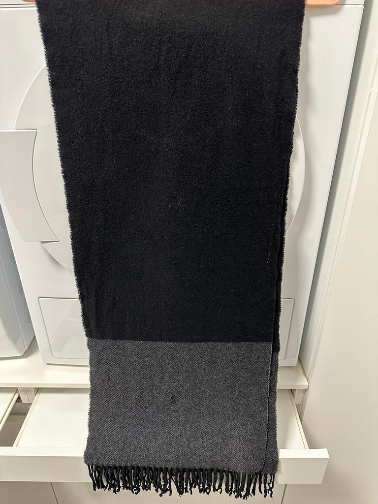 Zwart/grijze sjaal Ralph Lauren, Kleding | Dames, Polo Ralph Lauren, Ophalen of Verzenden, Gedragen, Sjaal