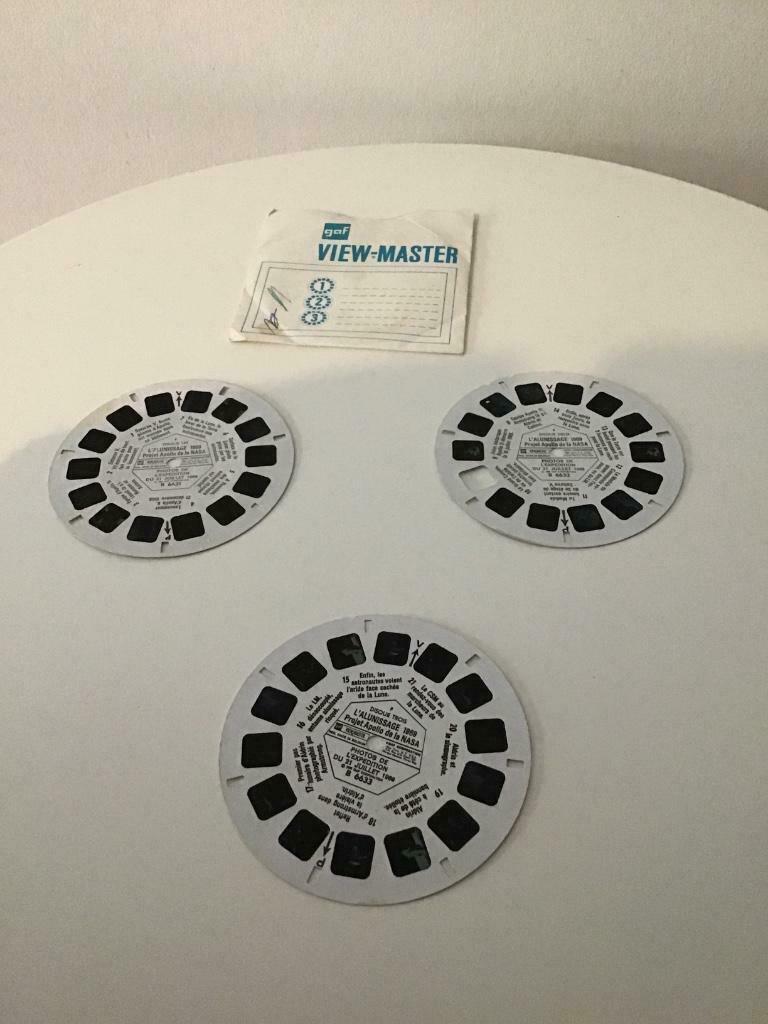 View-master:l’allunissage 1969 project Apollo de la nasa, Ophalen