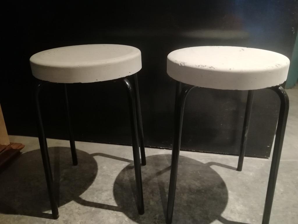 Betonnen krukjes voor mancave, Ophalen, Nieuw, Staal
