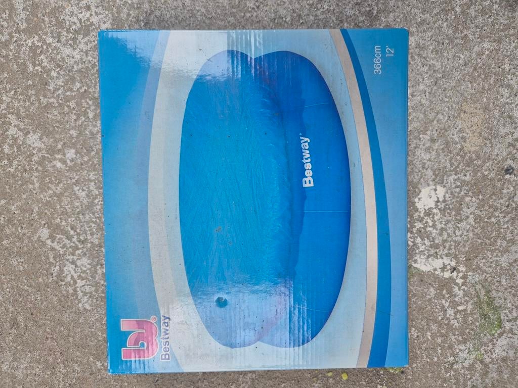 Afdekzeil voor zwembad NIEUW diameter 366cm, Enlèvement, Couverture de piscine