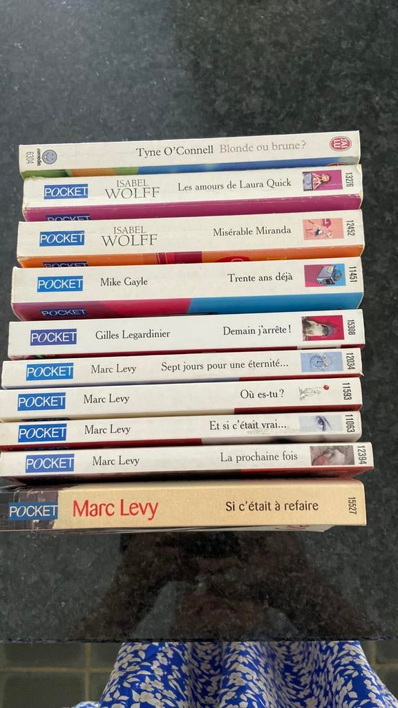 Livres pocket, Gelezen, Wereld overig