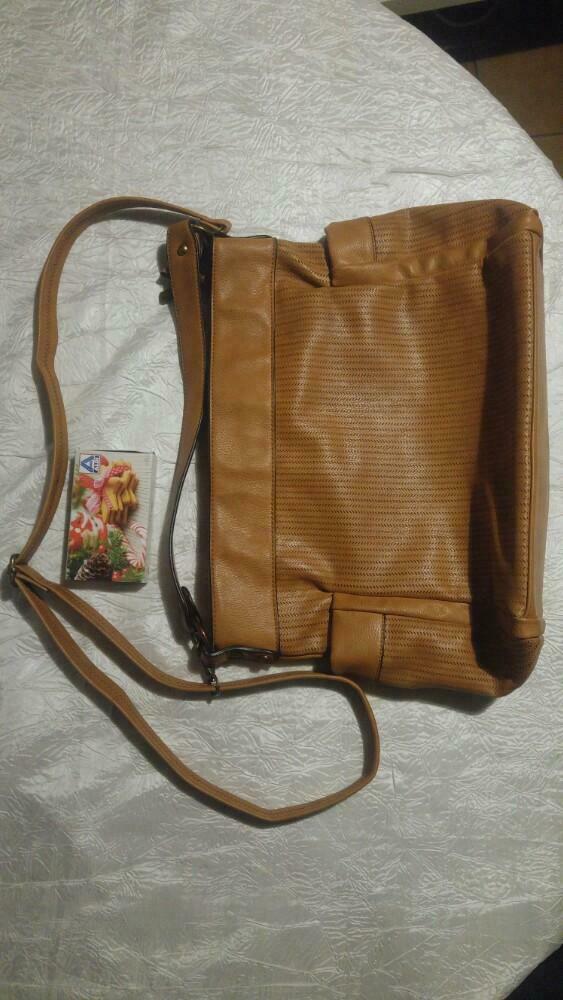 Sac a épaule brun Melas Italy en simili cuir, Enlèvement ou Envoi, Neuf, Brun
