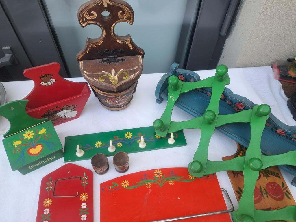 lot  houten spullen, Antiek en Kunst, Ophalen of Verzenden