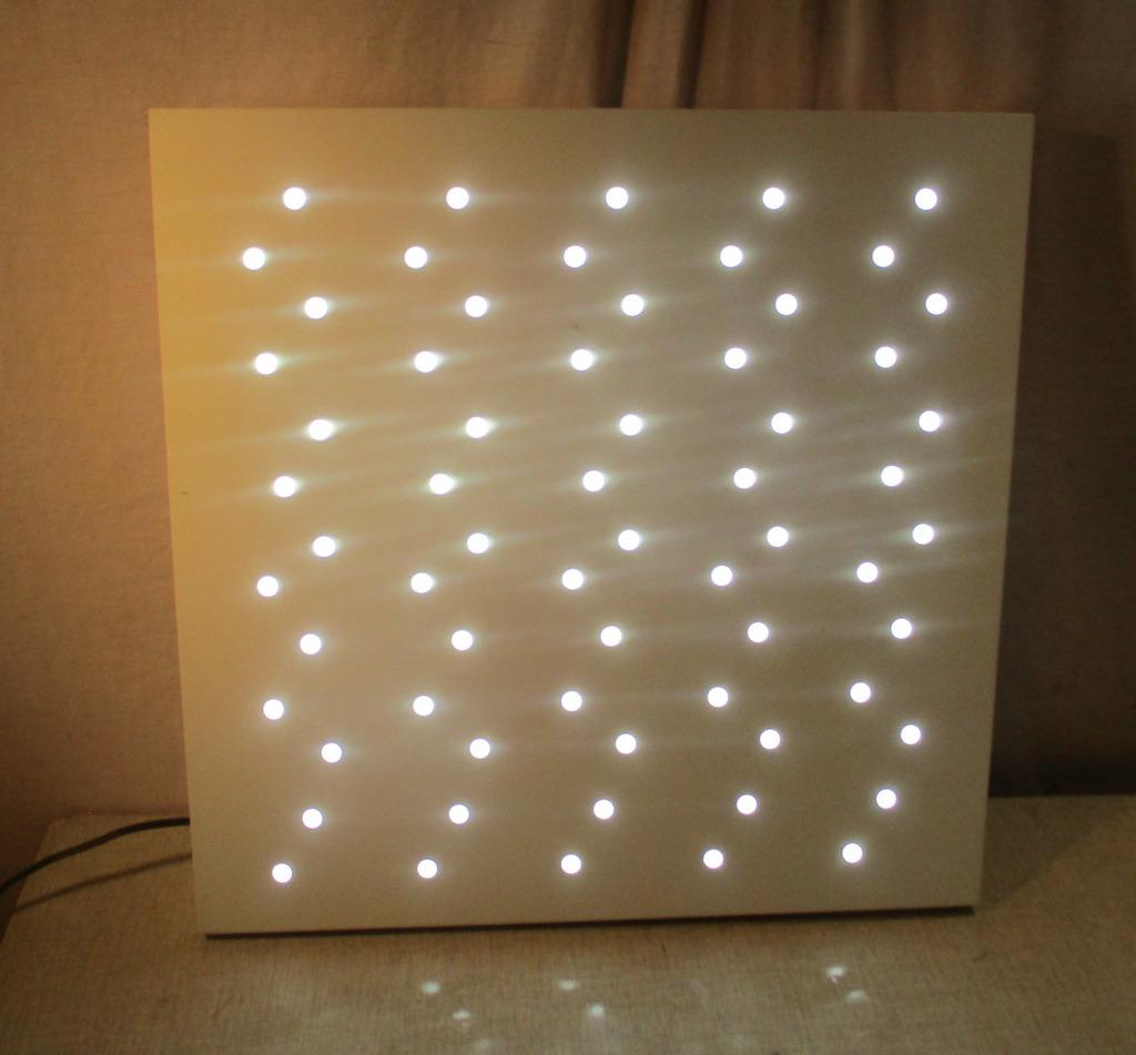 Prachtige LED Wandverlichting - 50x50  + afstandsbediening, Ophalen of Verzenden, Nieuw, Metaal