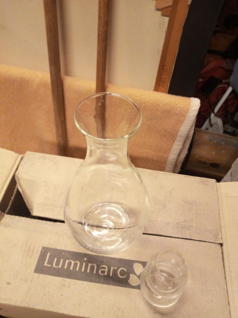 Wijn of water karaffen  luminarc, Enlèvement