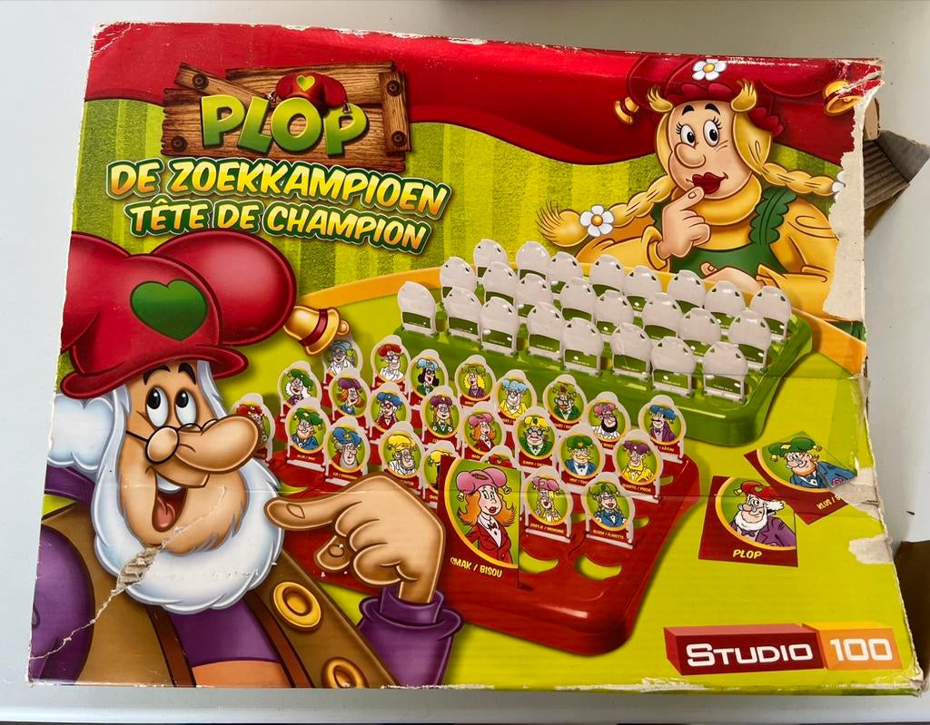 Kabouter Plop De Zoekkampioen, Hobby en Vrije tijd, Een of twee spelers, Ophalen, Zo goed als nieuw, Studio 100