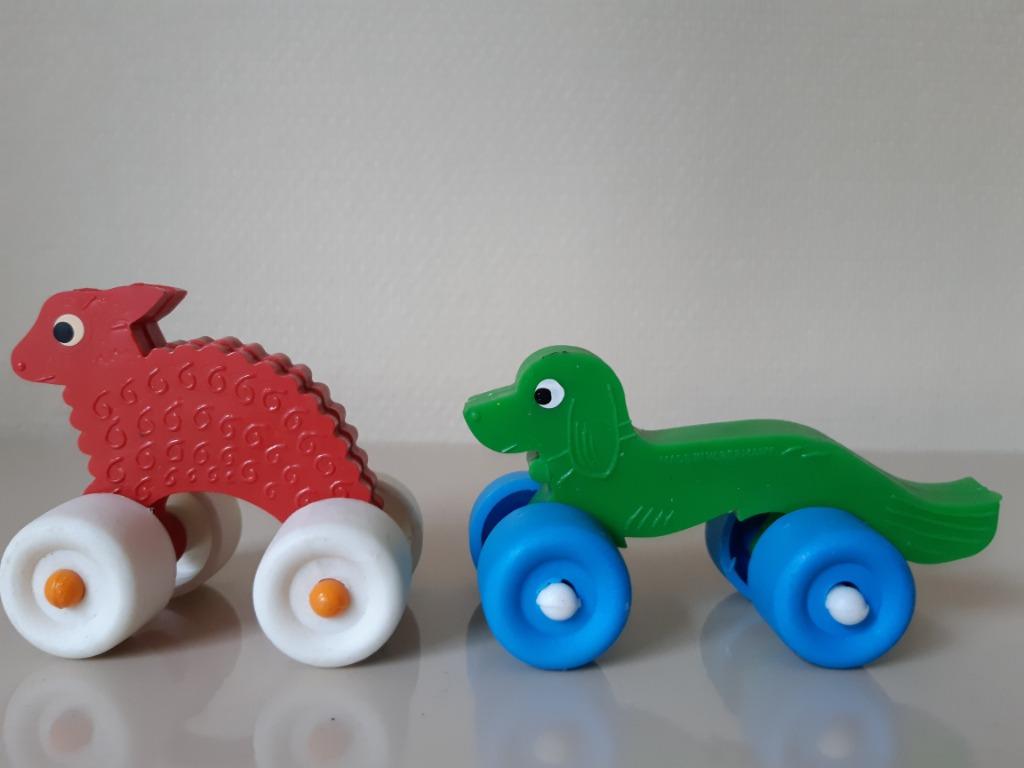 Vintage Rubberen dieren (jaren '60 Made in W-Germany), Antiek en Kunst, Antiek | Speelgoed, Verzenden