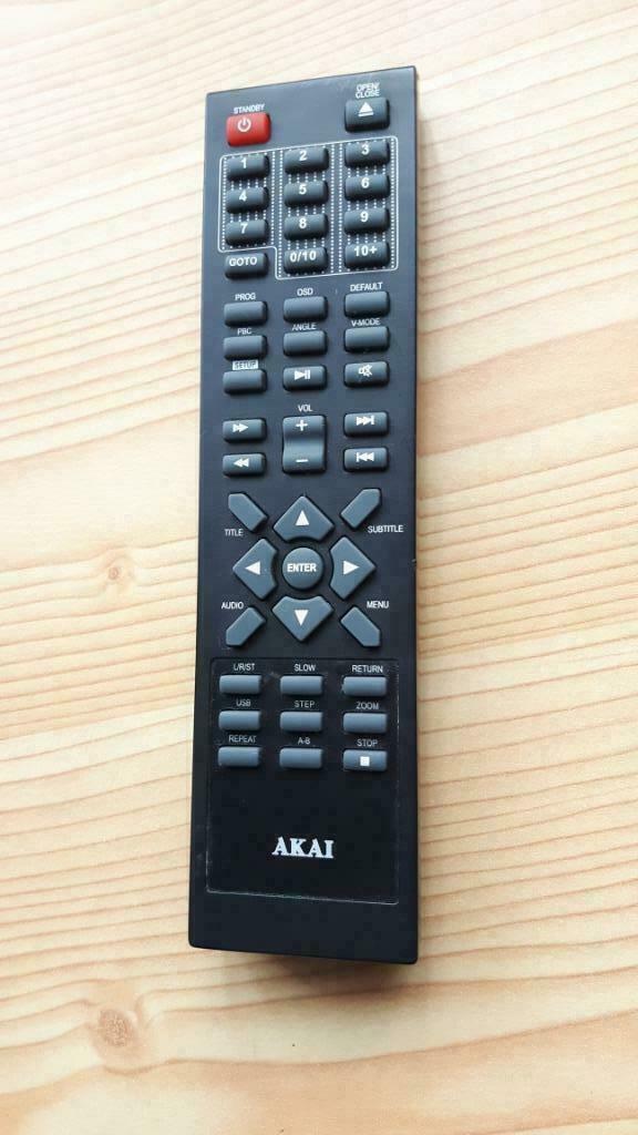 AFSTANDSBEDIENING AKAI  DVD, Ophalen of Verzenden, Gebruikt, Origineel, Dvd