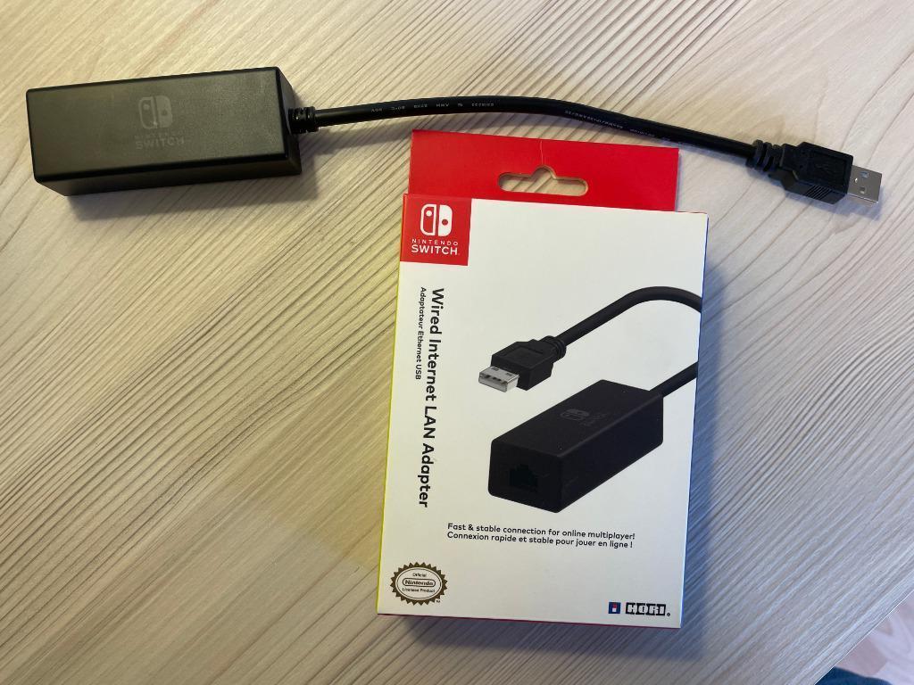 Adaptateur réseau LAN pour Nintendo Switch (article officiel, Consoles de jeu & Jeux vidéo, Consoles de jeu | Nintendo Consoles | Accessoires