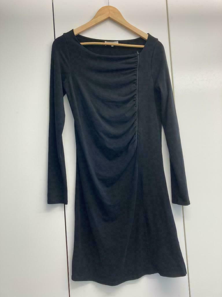 ♫ Zwangerschapskleedje Pier One Zwart, Kleding | Dames, Zwangerschapskleding, Gedragen, Jurk, Maat 36 (S), Zwart, Ophalen of Verzenden