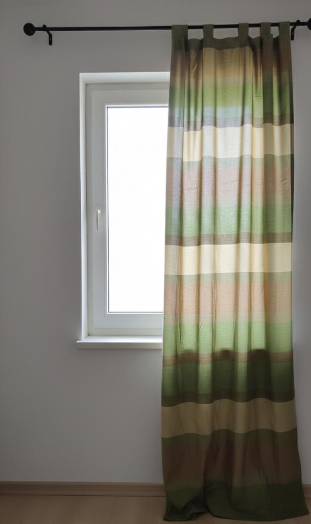 rideau, Enlèvement ou Envoi, Vert, Comme neuf, 100 à 150 cm