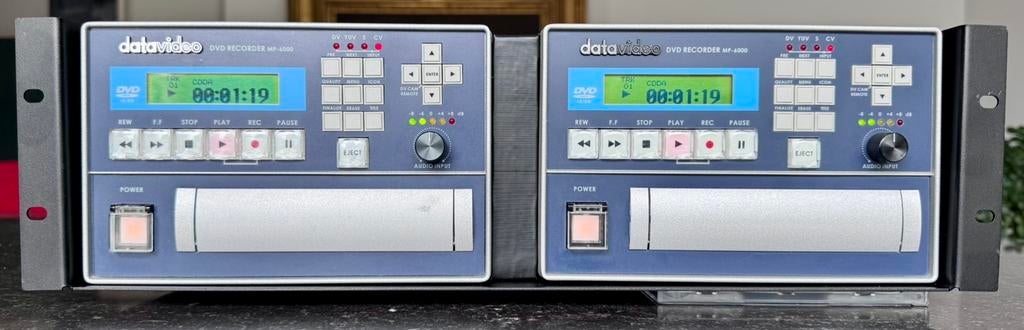 DVD+R/RW-branders - DVD-recorder DATAVIDEO MP-6000 - 3U 19", Ophalen of Verzenden, Zo goed als nieuw, Video