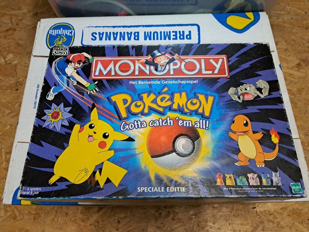 Pokemon Monopoly speciale editie 1998, Hobby en Vrije tijd, Ophalen of Verzenden, Gebruikt