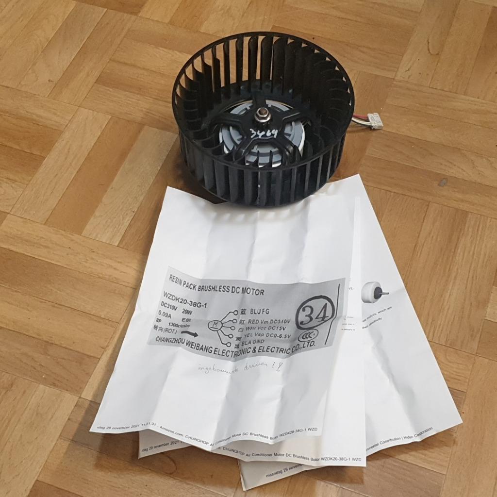 jw1142 : DC brushles motor SIC-37CVL-F130-4, Hobby en Vrije tijd, Ophalen of Verzenden, Zo goed als nieuw
