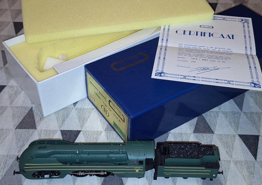 Philotrain HO Stoomloc NMBS type 1, bedrijfsnummer 12.004, Hobby en Vrije tijd, Modeltreinen | H0, Locomotief, Ophalen of Verzenden
