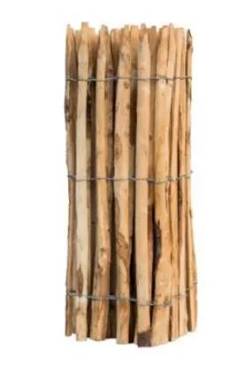 CLOTURE EN CHATAIGNIER, Jardin & Terrasse, Clôtures de jardin, Enlèvement, Utilisé, Bois, Clôture en treillis métallique double