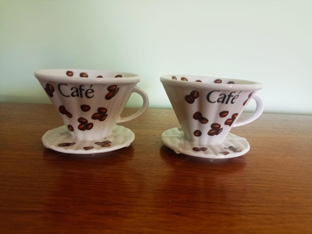koffiefilter porcelein, Ophalen of Verzenden