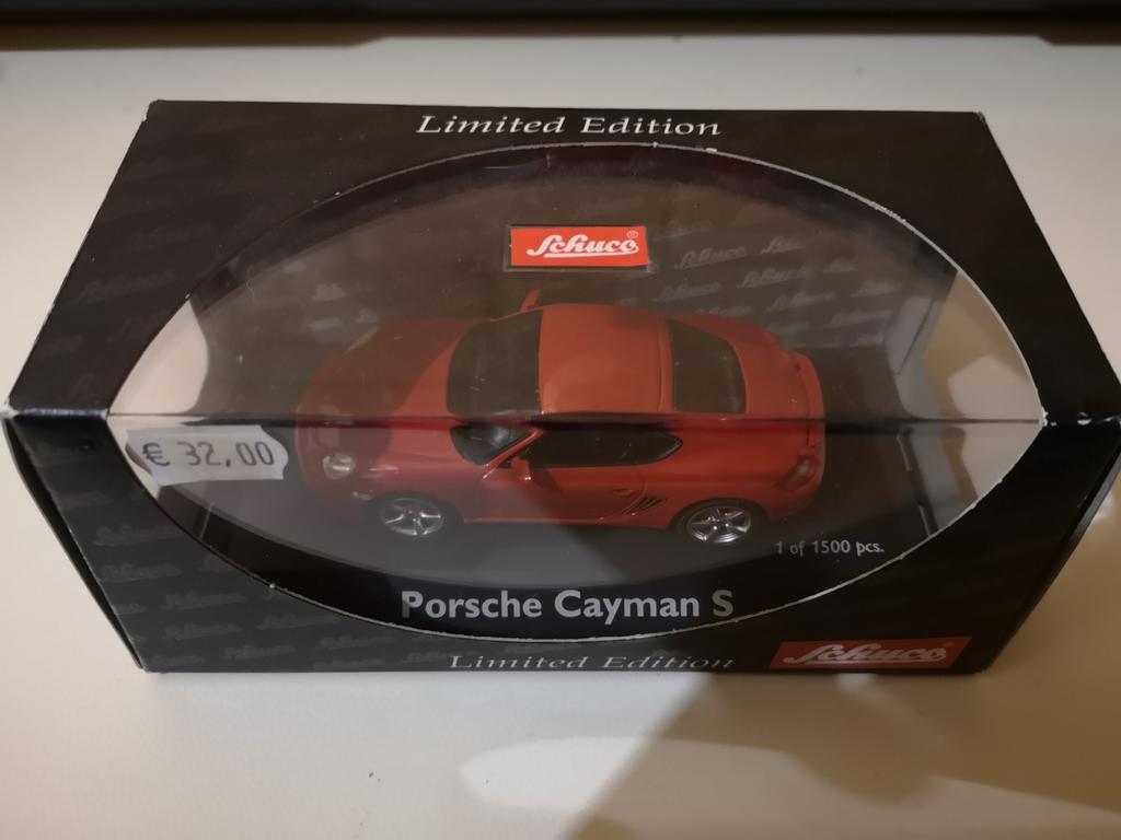 Schuco Porsche Cayman S rouge 1/43 lim. edition, Enlèvement ou Envoi, Neuf, Schuco