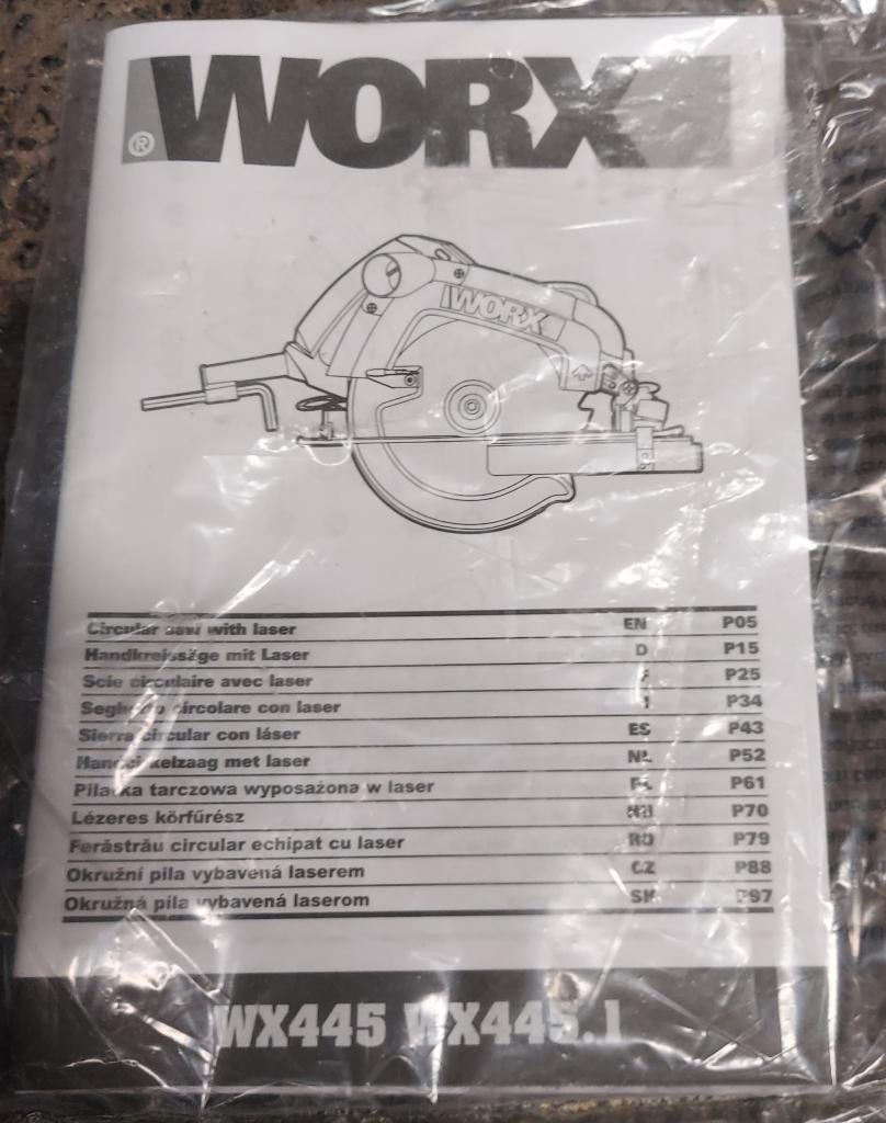 Cirkelzaag worx, Ophalen, Cirkelzaag, Worx, Zo goed als nieuw
