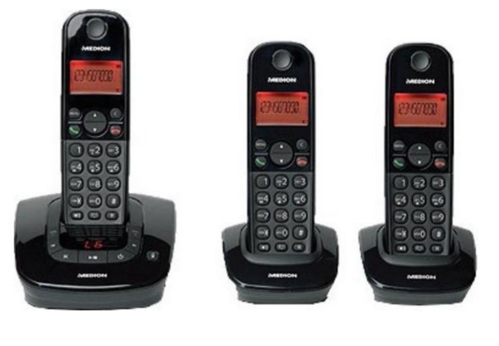 Medion, Telecommunicatie, Vaste telefoons | Handsets en Draadloos, Ophalen, Gebruikt