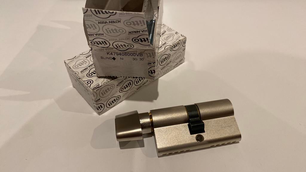Litto wc cilinder 30/30, 2 stuks, Ophalen, Nieuw, Slot