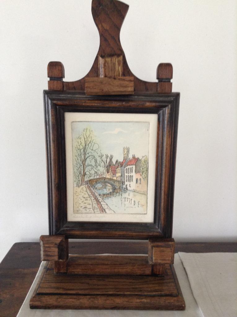 Schildersezeltje met tekening van Brugge, Enlèvement ou Envoi