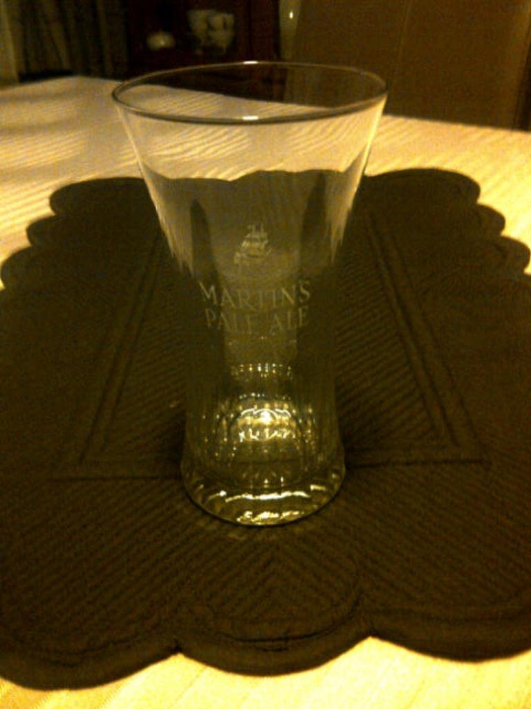 5 glazen Martin's  Pale Ale, Verzamelen, Ophalen of Verzenden