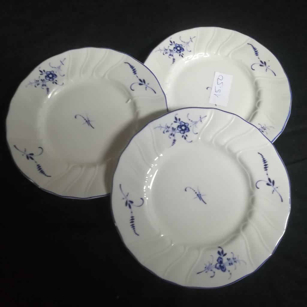 Villeroy&Boch Old Luxembourg: 3 dessertborden van 16 cm, Ophalen of Verzenden
