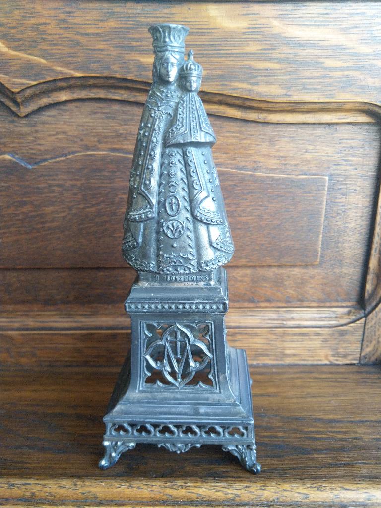 Mini Statue en métal Notre Dame de Bonsecour, Ophalen of Verzenden