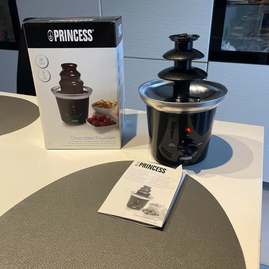 PRINCESS CHOCOLATE FOUNTAIN à venir chercher, Electroménager, Enlèvement, Comme neuf