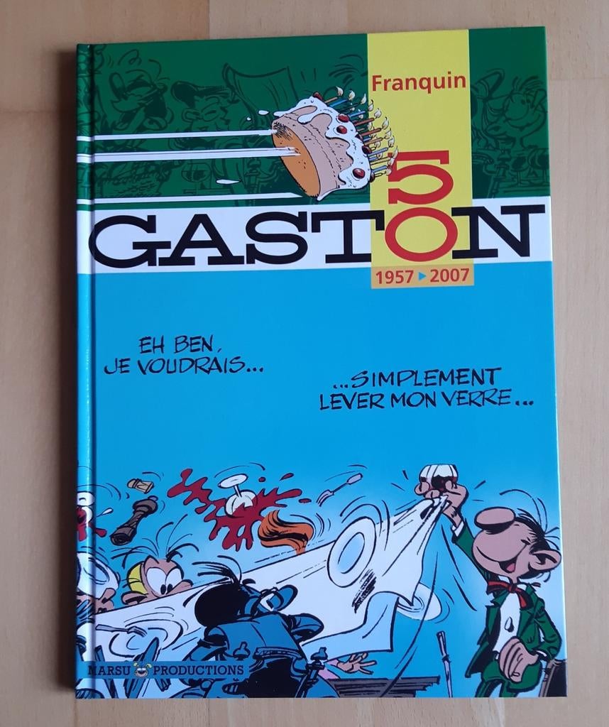 Strip Guust Flater - BD Gaston Lagaffe Verjaardagseditie, Gelezen, Eén stripboek, Ophalen of Verzenden, Franquin