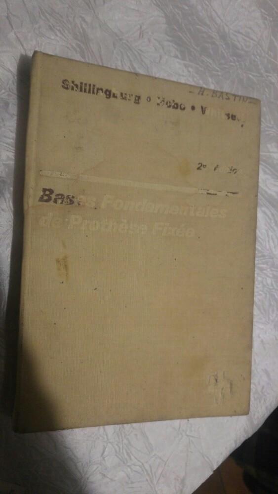 Livre Bases fondamentales de prothèse fixée, Ophalen of Verzenden