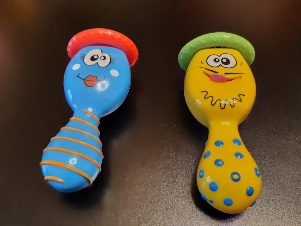 Geluid Maracas speelgoed, Ophalen of Verzenden, Zo goed als nieuw, Overige typen, Met geluid
