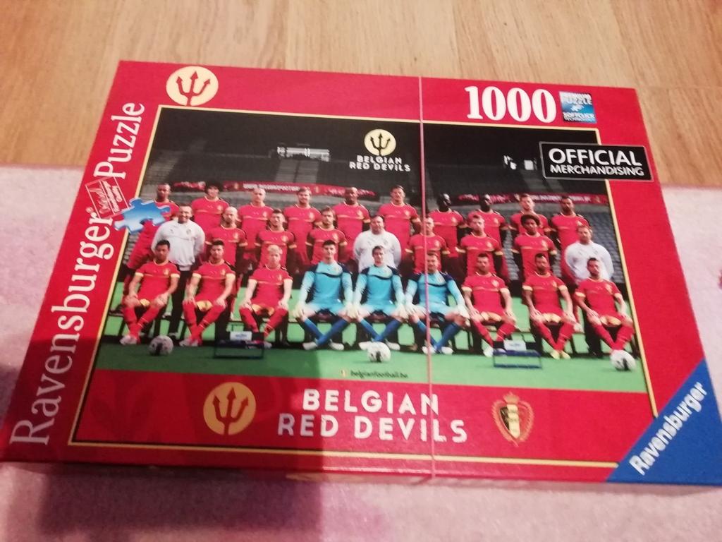 Puzzel rode duivels 1000stukken, Enlèvement, Comme neuf