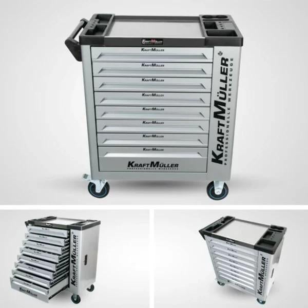 CHARIOT À OUTILS XXL PRO line Kraftmuller 8 tiroirs dont 8 r, Enlèvement ou Envoi, Neuf