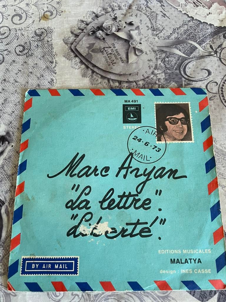 Marc aryan - la lettre / liberte, Ophalen of Verzenden