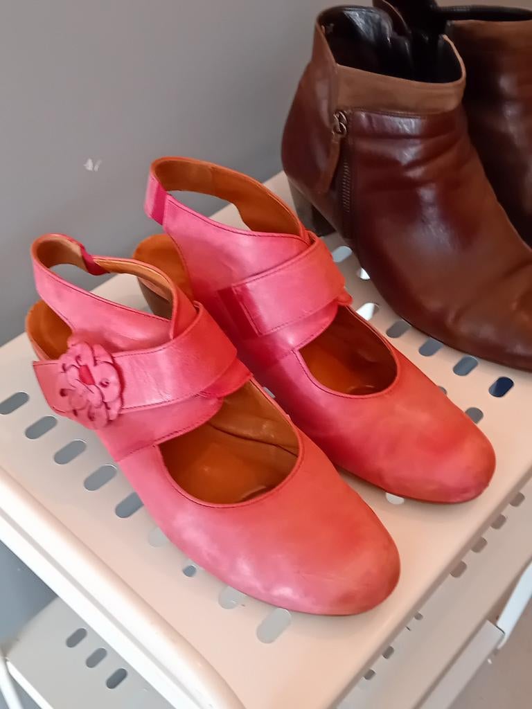 ✨️⭐️💫 lot 2 paar GABOR laarzen bruin en roze leer 43 dames, Ophalen, Bruin, Lage of Enkellaarzen, GABOR