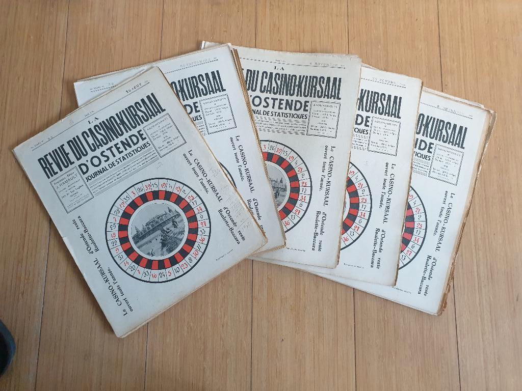 CASINO KURSAAL D’OSTENDE – Revues de 1939 (18 numéros), Enlèvement ou Envoi, Journal